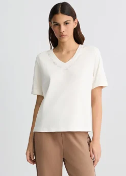 Liu Jo T-shirt avec logo et strass|Femme Vêtements De Sport|T-Shirts Et Tops