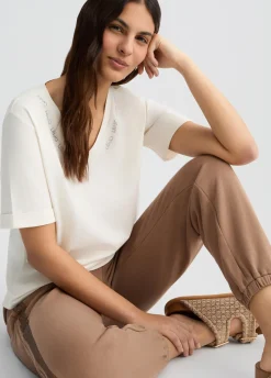 Liu Jo T-shirt avec logo et strass|Femme Vêtements De Sport|T-Shirts Et Tops