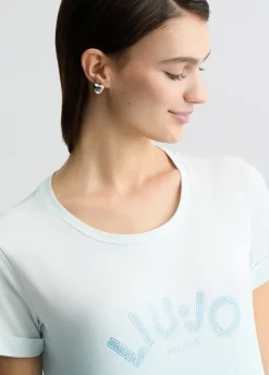 Liu Jo T-shirt avec logo et strass|Femme Vêtements De Sport