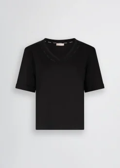 Liu Jo T-shirt avec logo et strass|Femme Vêtements De Sport|T-Shirts Et Tops