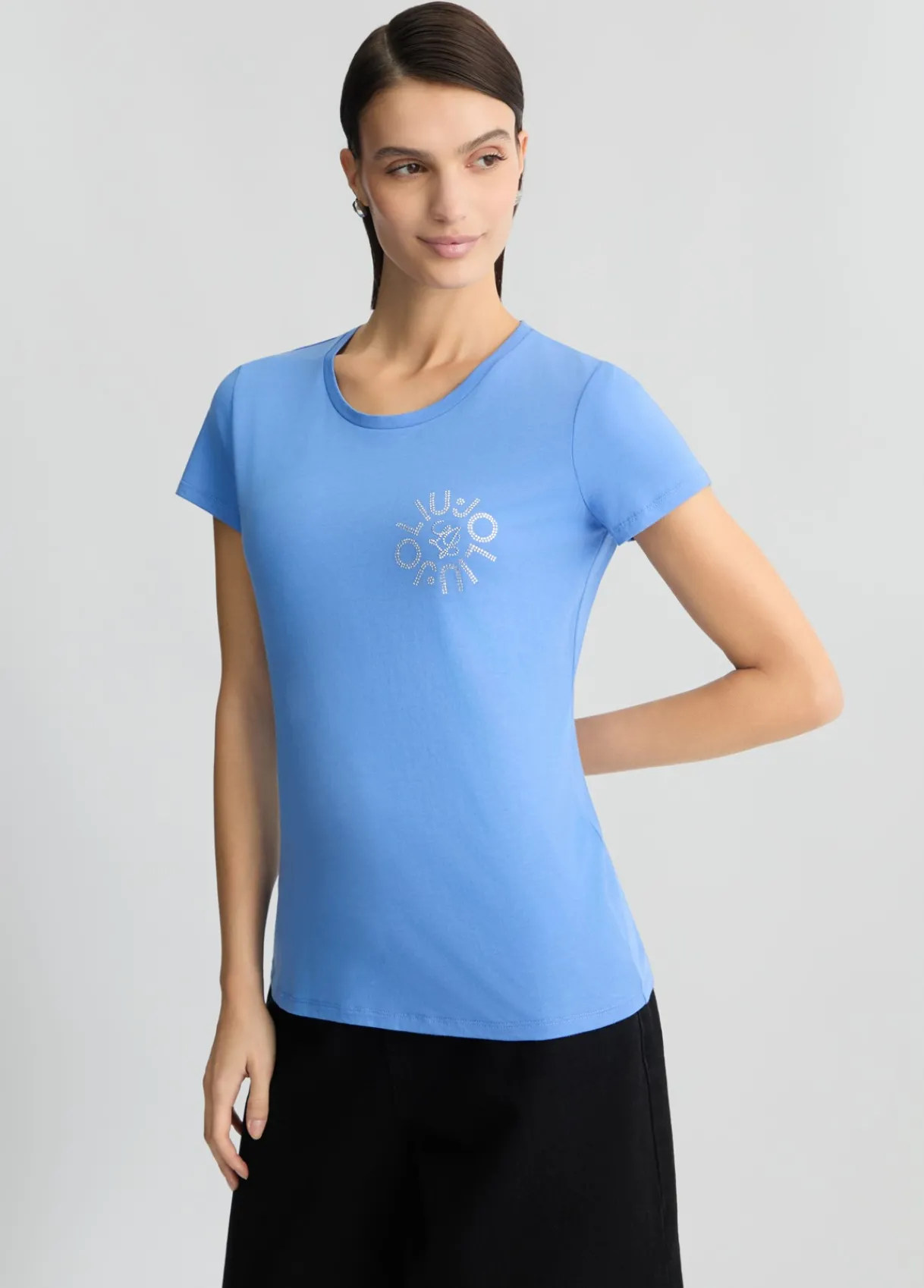Liu Jo T-shirt avec logo et strass|Femme T-Shirts Et Tops