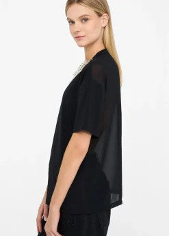 Liu Jo T-shirt avec perles et strass|Femme T-Shirts Et Tops