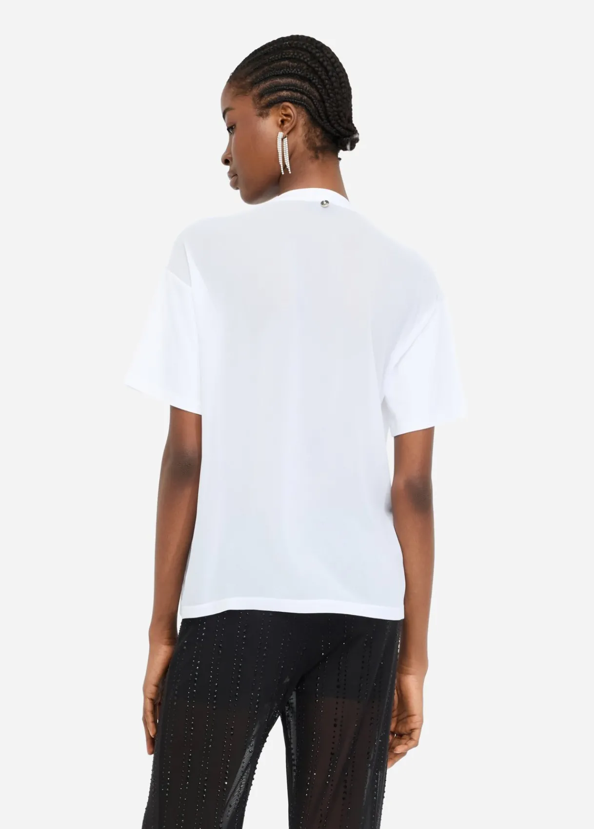 Liu Jo T-shirt avec perles et strass|Femme T-Shirts Et Tops