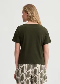 Liu Jo T-shirt avec poche|Femme Mode Plage|T-Shirts Et Tops