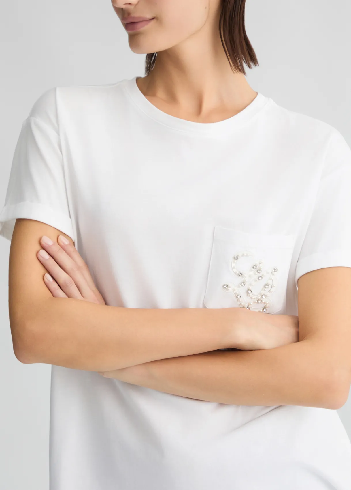 Liu Jo T-shirt avec poche|Femme T-Shirts Et Tops