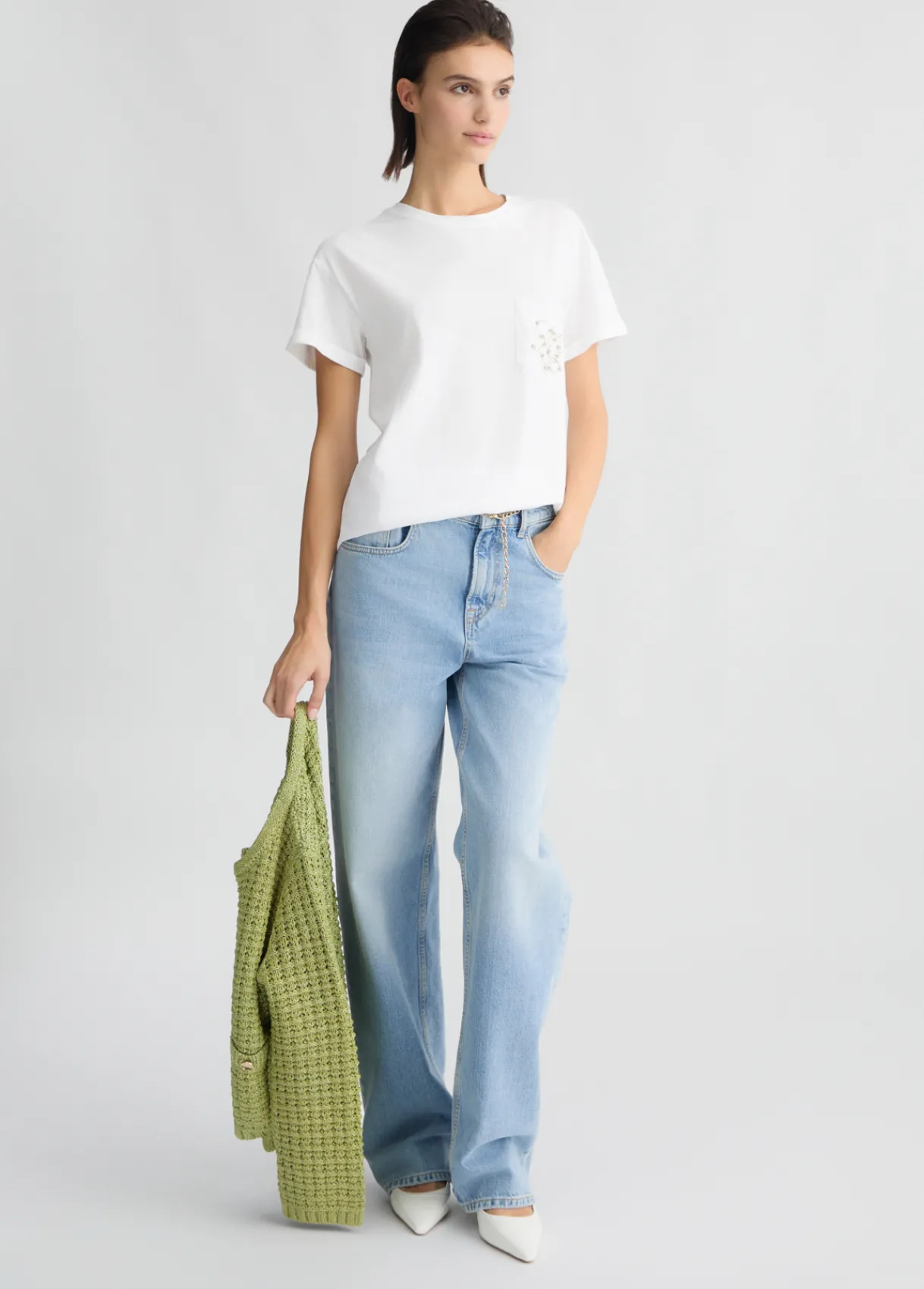 Liu Jo T-shirt avec poche|Femme T-Shirts Et Tops