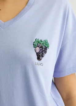 Liu Jo T-shirt avec raisins|Femme T-Shirts Et Tops
