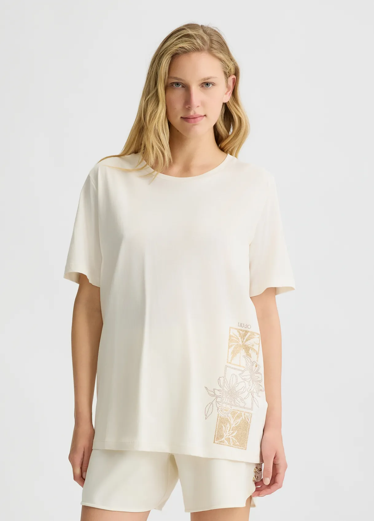 Liu Jo T-shirt avec strass|Femme Vêtements De Sport|T-Shirts Et Tops