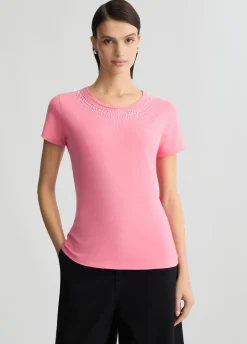 Liu Jo T-shirt avec strass|Femme Vêtements De Sport|T-Shirts Et Tops