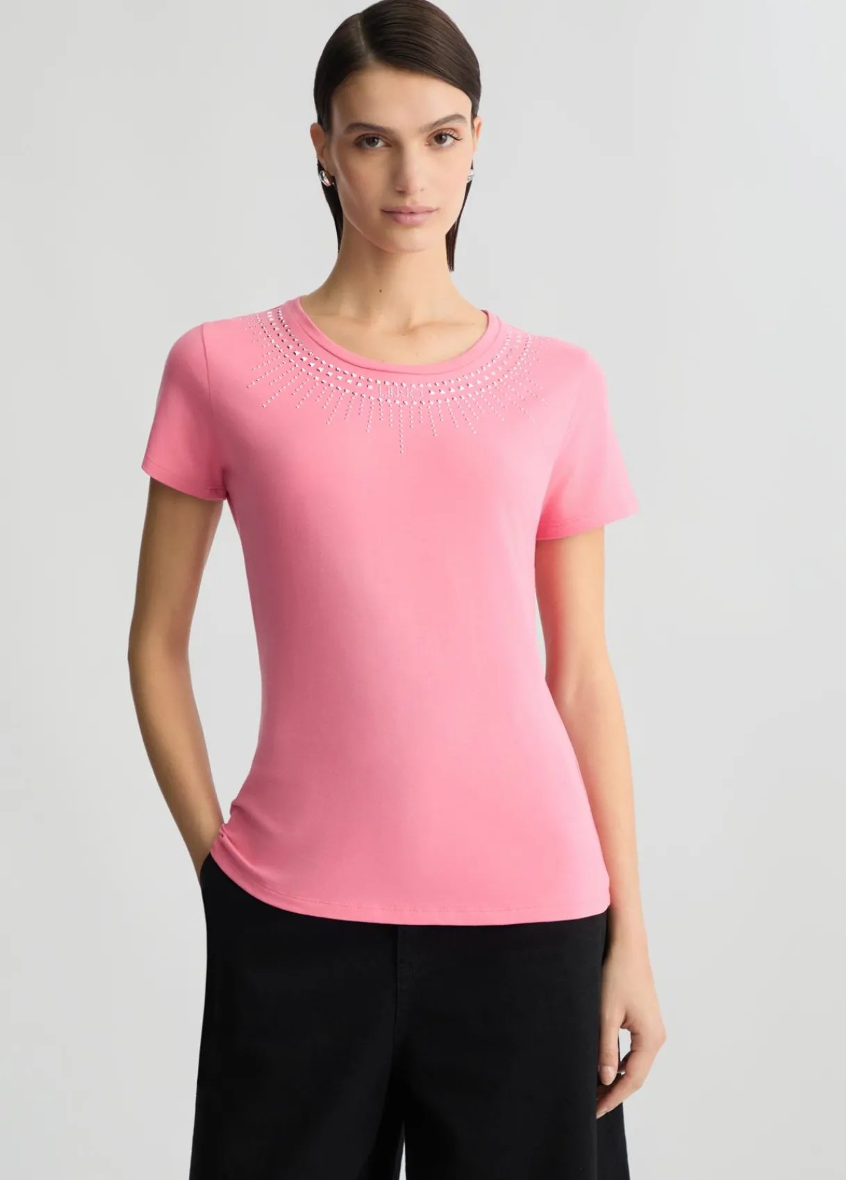 Liu Jo T-shirt avec strass|Femme Vêtements De Sport|T-Shirts Et Tops
