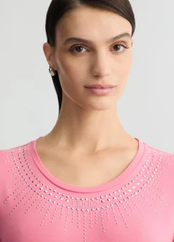 Liu Jo T-shirt avec strass|Femme Vêtements De Sport|T-Shirts Et Tops