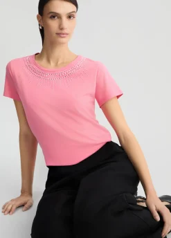 Liu Jo T-shirt avec strass|Femme Vêtements De Sport|T-Shirts Et Tops