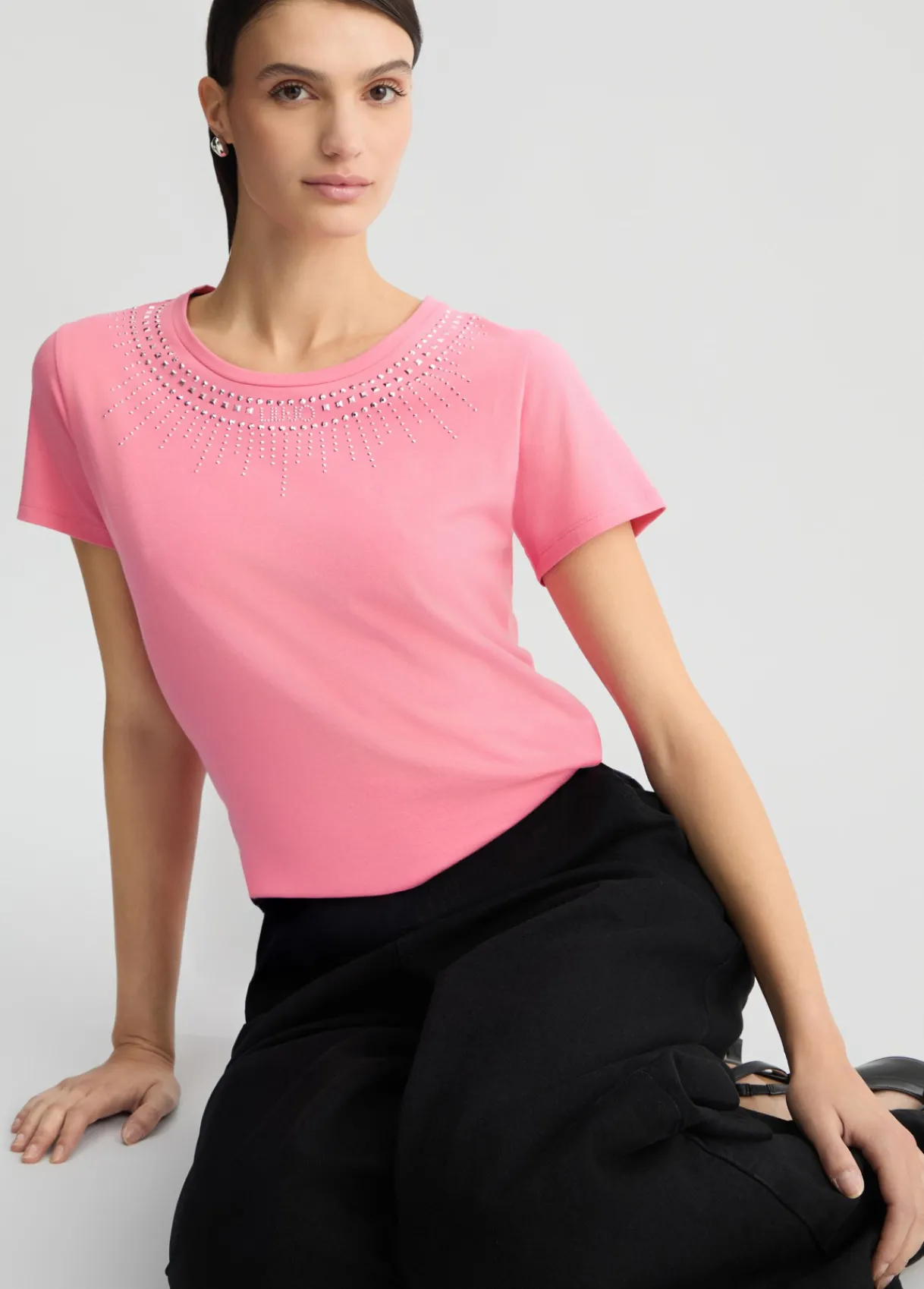 Liu Jo T-shirt avec strass|Femme Vêtements De Sport|T-Shirts Et Tops