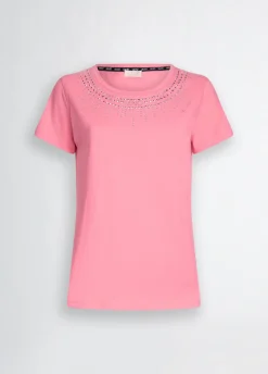 Liu Jo T-shirt avec strass|Femme Vêtements De Sport|T-Shirts Et Tops