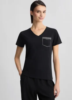 Liu Jo T-shirt avec strass|Femme Vêtements De Sport|T-Shirts Et Tops