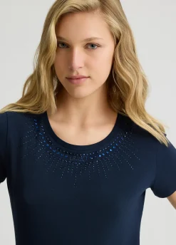 Liu Jo T-shirt avec strass|Femme Vêtements De Sport|T-Shirts Et Tops