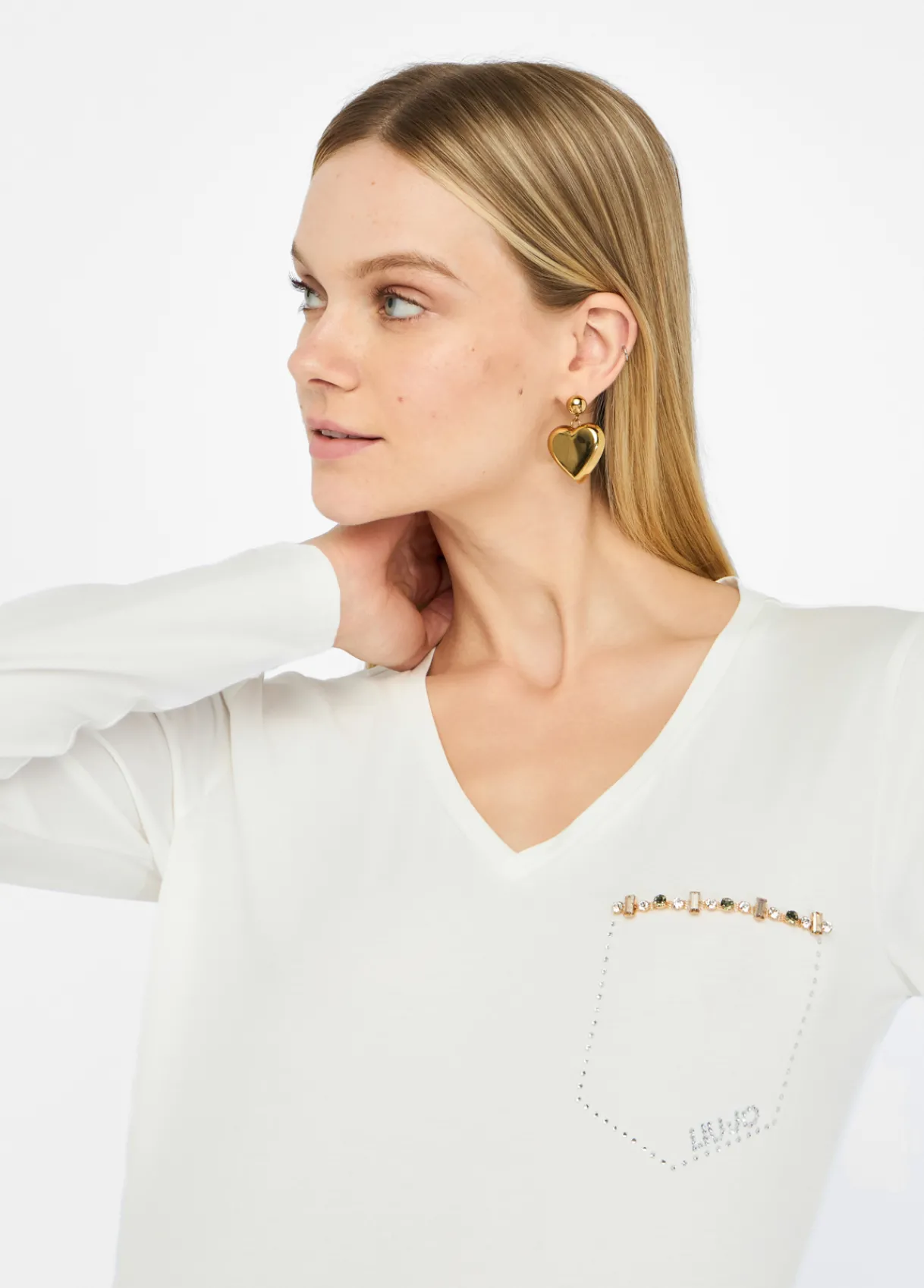 Liu Jo T-shirt avec strass|Femme T-Shirts Et Tops