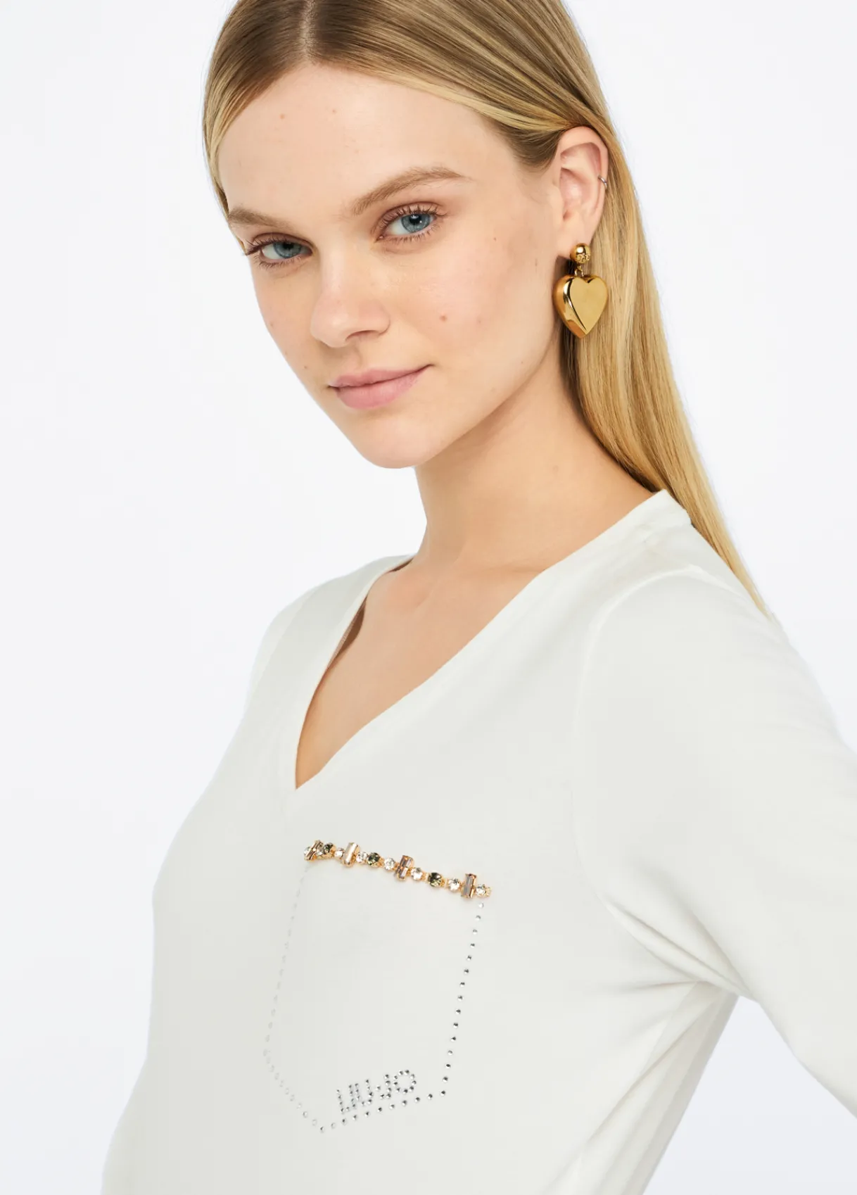 Liu Jo T-shirt avec strass|Femme T-Shirts Et Tops