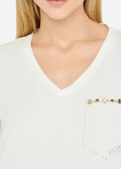 Liu Jo T-shirt avec strass|Femme T-Shirts Et Tops
