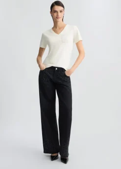 Liu Jo T-shirt avec strass|Femme Vêtements De Sport|T-Shirts Et Tops