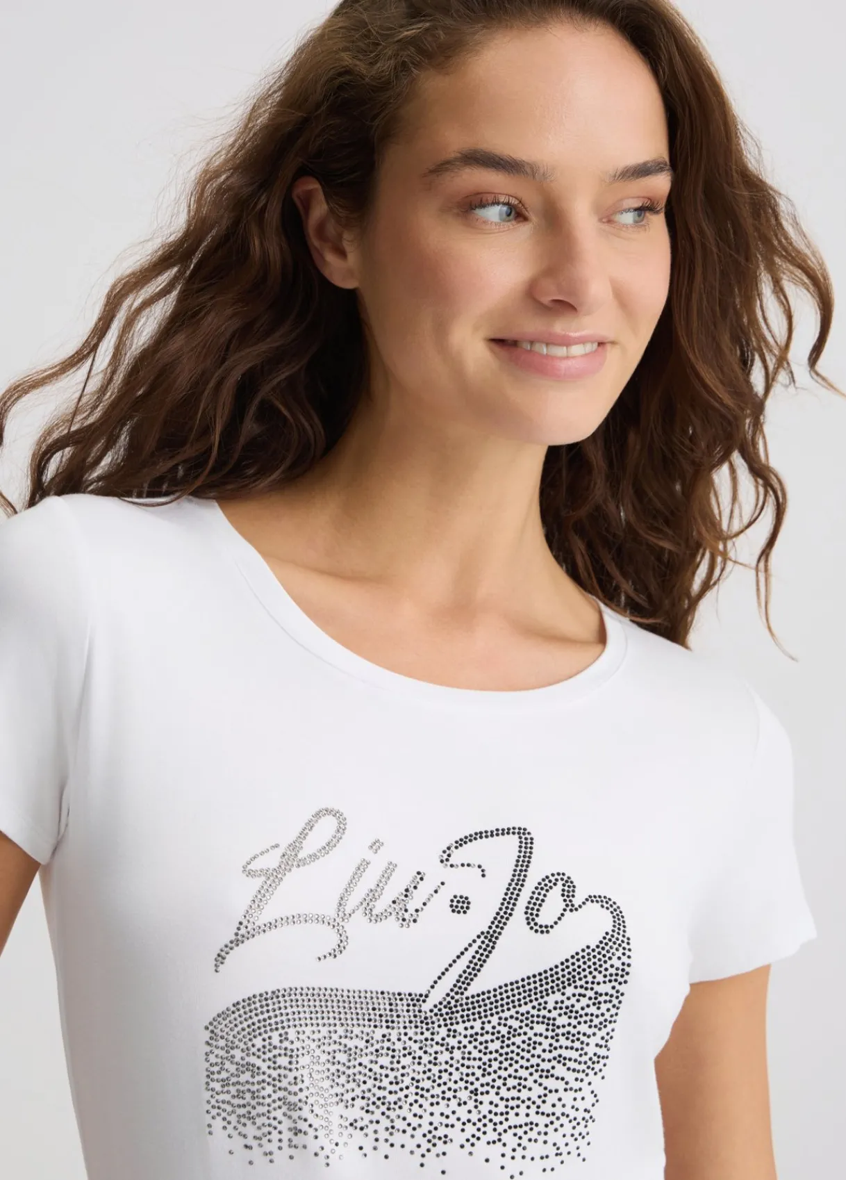 Liu Jo T-shirt avec strass|Femme Mode Plage|T-Shirts Et Tops
