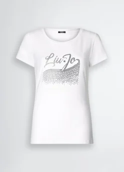 Liu Jo T-shirt avec strass|Femme Mode Plage|T-Shirts Et Tops