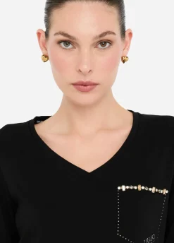 Liu Jo T-shirt avec strass|Femme T-Shirts Et Tops