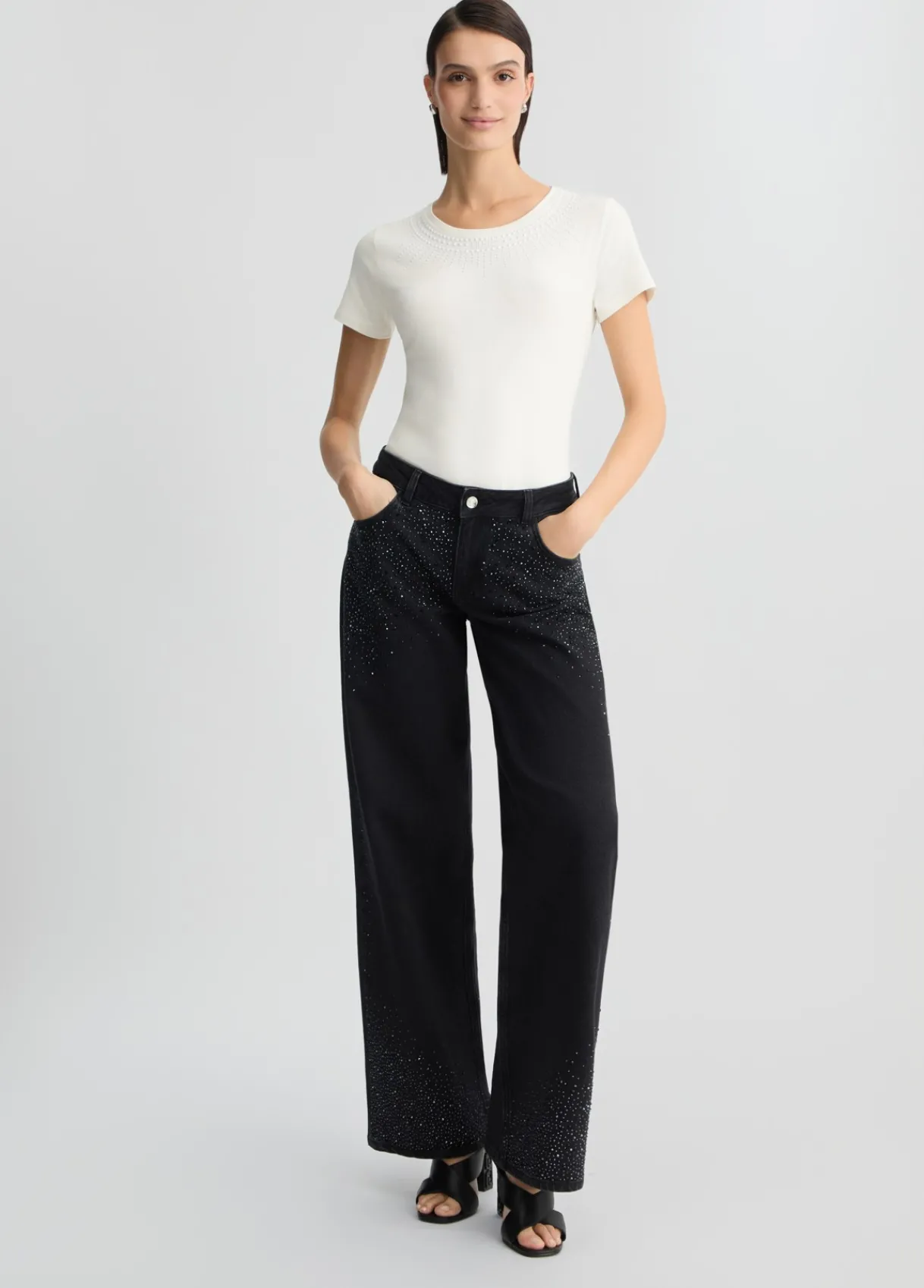 Liu Jo T-shirt avec strass|Femme Vêtements De Sport|T-Shirts Et Tops