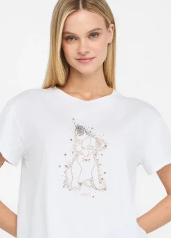 Liu Jo T-shirt avec strass|Femme T-Shirts Et Tops