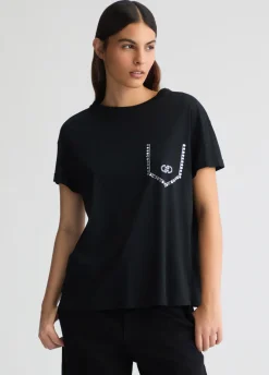 Liu Jo T-shirt avec strass|Femme T-Shirts Et Tops