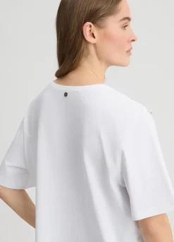 Liu Jo T-shirt avec strass et médaillons|Femme T-Shirts Et Tops