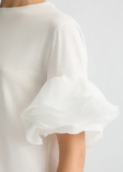 Liu Jo T-shirt avec volants|Femme T-Shirts Et Tops