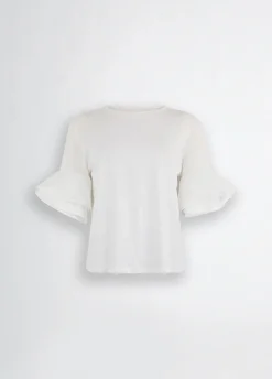 Liu Jo T-shirt avec volants|Femme T-Shirts Et Tops