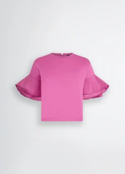 Liu Jo T-shirt avec volants|Femme T-Shirts Et Tops