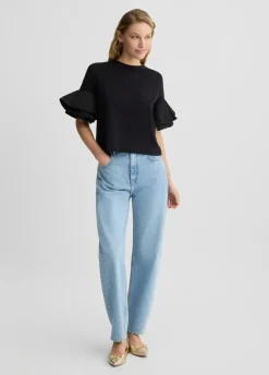 Liu Jo T-shirt avec volants|Femme T-Shirts Et Tops
