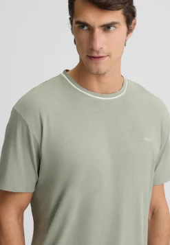 Liu Jo T-shirt couleur sauge|Homme Polos Et T-Shirts