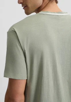 Liu Jo T-shirt couleur sauge|Homme Polos Et T-Shirts