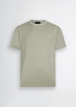 Liu Jo T-shirt couleur sauge|Homme Polos Et T-Shirts