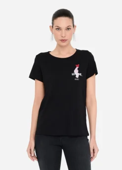 Liu Jo T-shirt en coton|Femme T-Shirts Et Tops