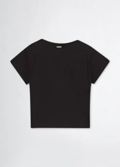 Liu Jo T-shirt en coton avec cœur|Enfant T-Shirt