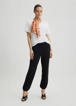 Liu Jo T-shirt en coton avec foulard|Femme T-Shirts Et Tops