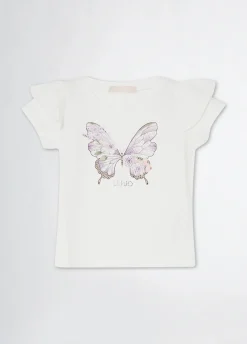 Liu Jo T-shirt en coton avec imprimé|Enfant T-Shirts