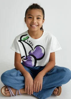 Liu Jo T-shirt en coton avec imprimé|Enfant T-Shirt