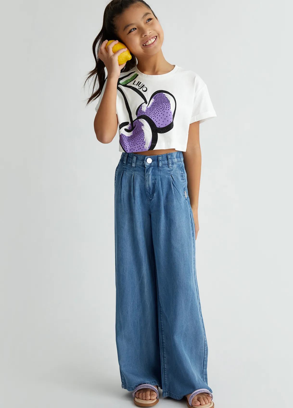 Liu Jo T-shirt en coton avec imprimé|Enfant T-Shirt