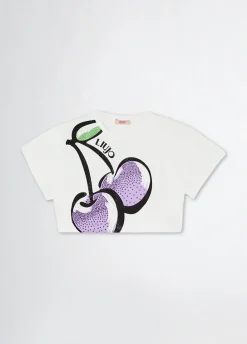 Liu Jo T-shirt en coton avec imprimé|Enfant T-Shirt