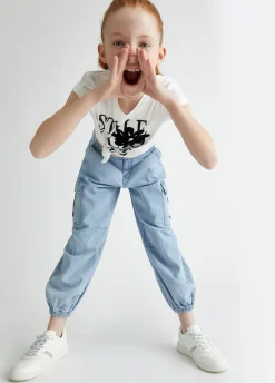 Liu Jo T-shirt en coton avec imprimé|Enfant T-Shirt