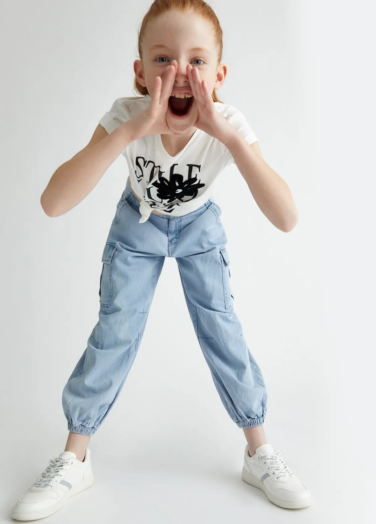Liu Jo T-shirt en coton avec imprimé|Enfant T-Shirt