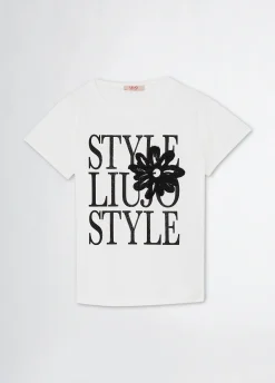 Liu Jo T-shirt en coton avec imprimé|Enfant T-Shirt