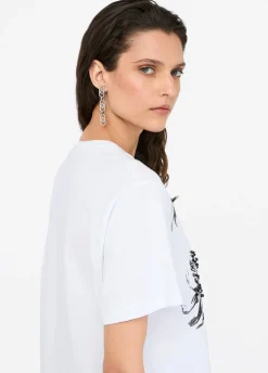 Liu Jo T-shirt en coton avec imprimé|Femme T-Shirts Et Tops
