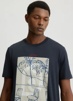 Liu Jo T-shirt en coton avec imprimé|Homme Polos Et T-Shirts